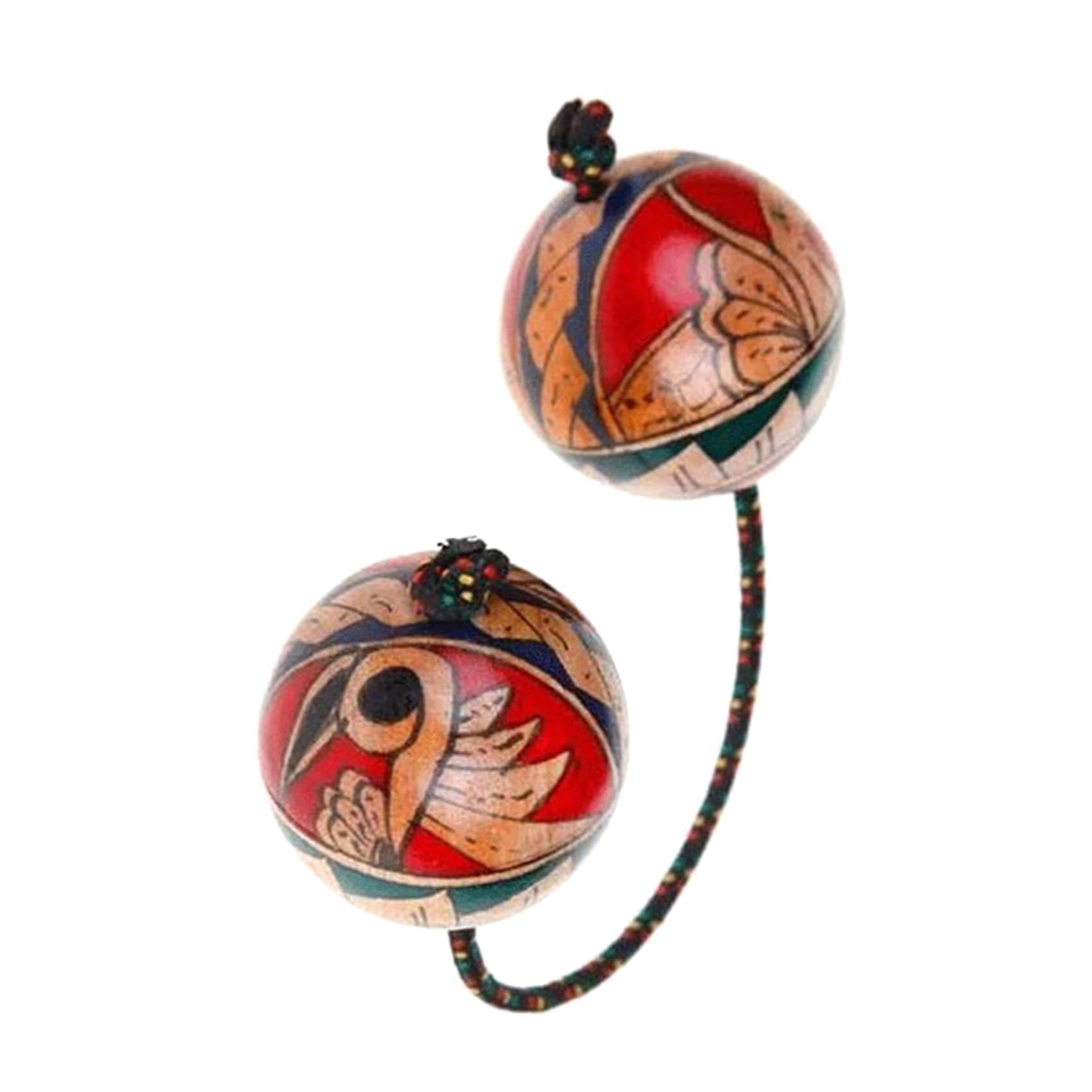 20X Maracas Dibujadas una Mano Instrumentos Musicales Bolas Rítmicas Coctelera Bolas de Ritmo Coctelera Bolas Agitadoras Bolas Agitadoras de Mano