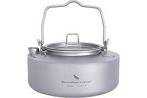 Boundless Voyage Titanium Kettle: Lightweight and Durable for Outdoor Adventures