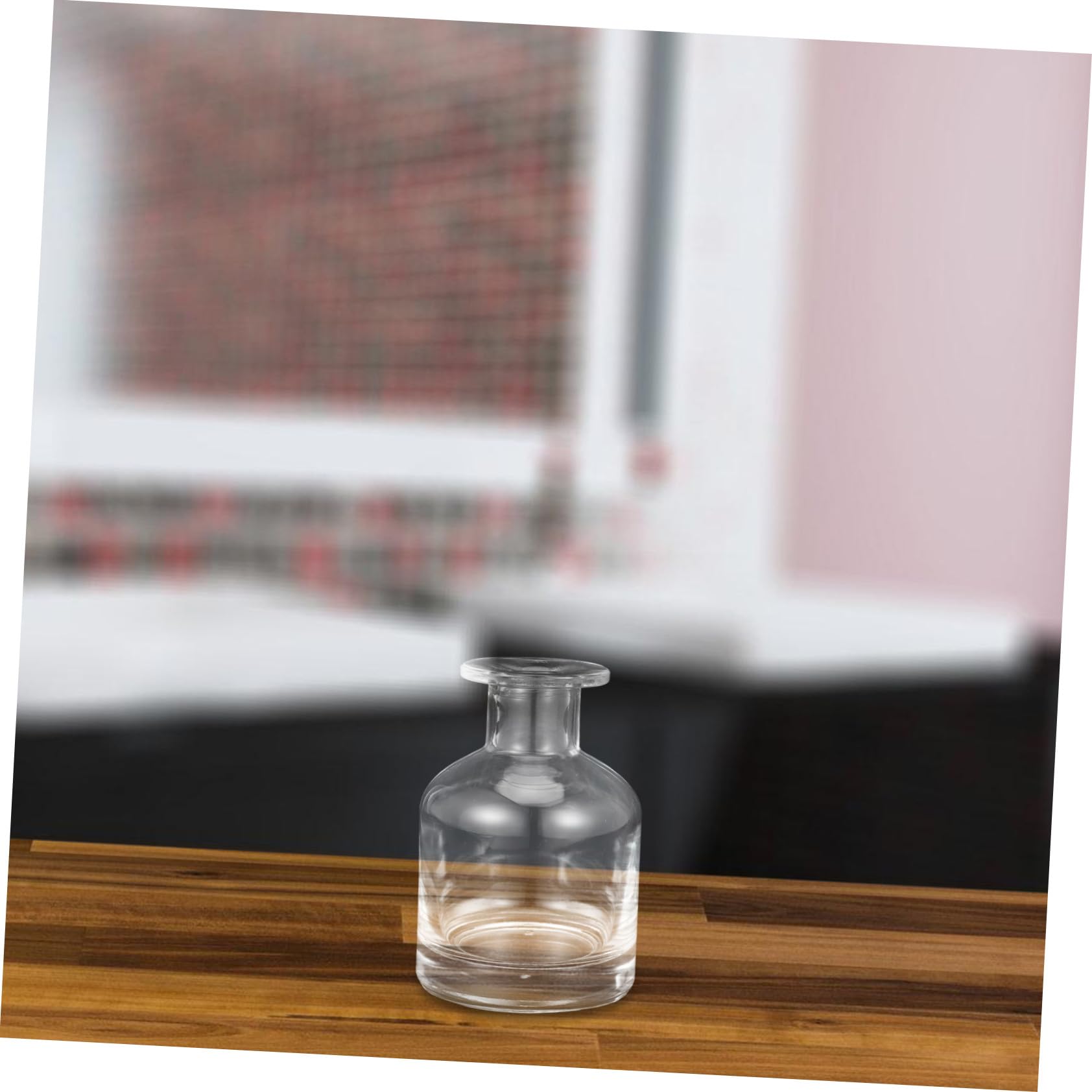 4 Stck. Glas Diffusor Flaschen Leere Nachfüllbare Aromatherapie Raumduft Behälter aus Robustem Glas mit Gleichmäßiger Duftverteilung und Einfacher Reinigung für Zuhause und Büro