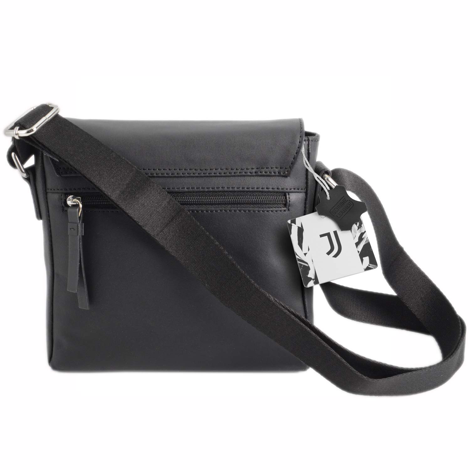 JUVIR|#JUVENTUS FC Sacoche en cuir - Sans genre, noir, S