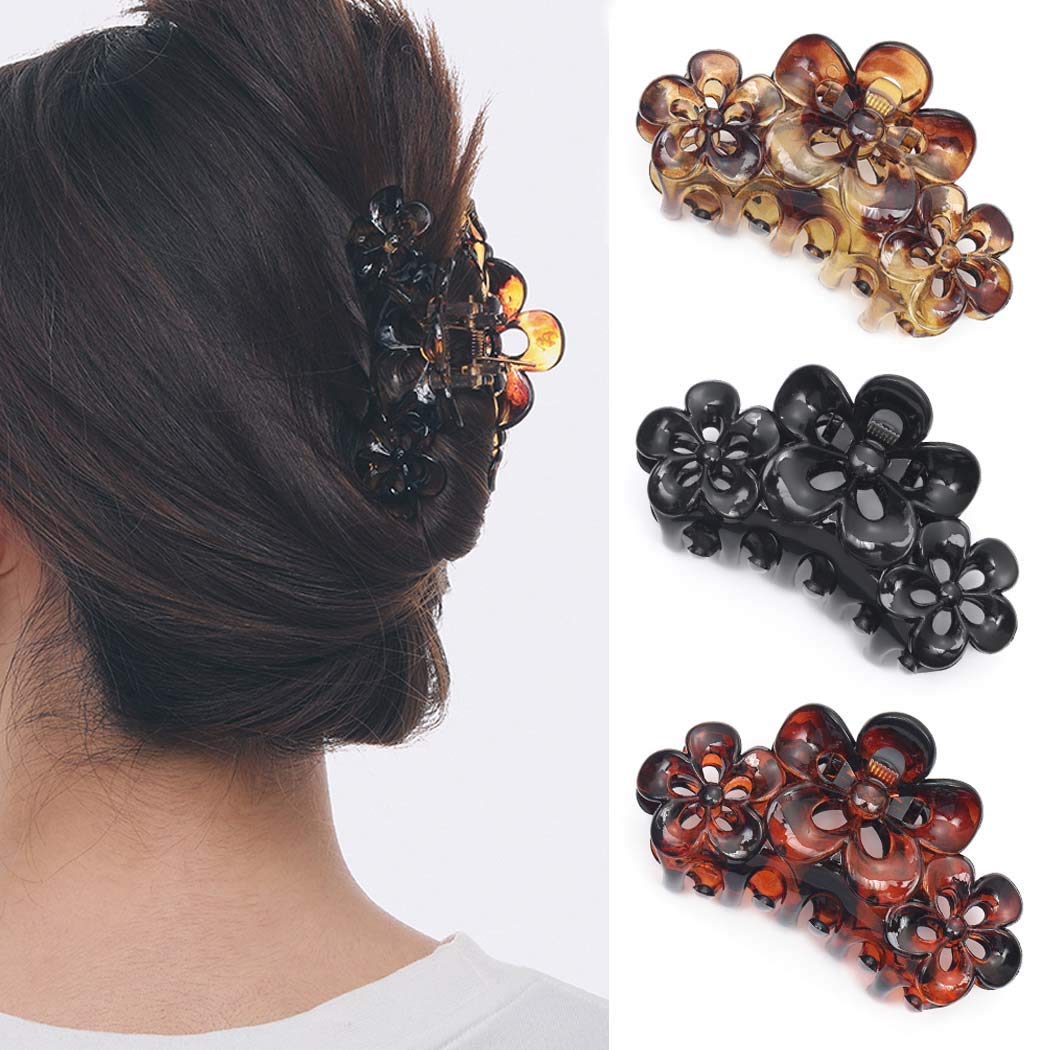 Pinces à cheveux en forme de fleur pour vos coiffures du quotidien