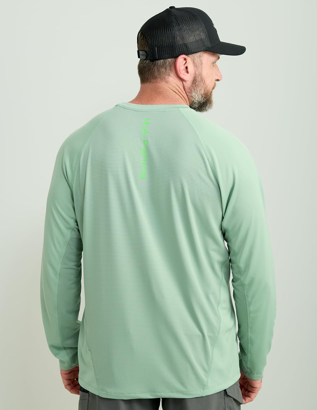 HUK Mens Icon Crew Shirt, Long-Sleeve Performance Fishing Shirt - Image 4