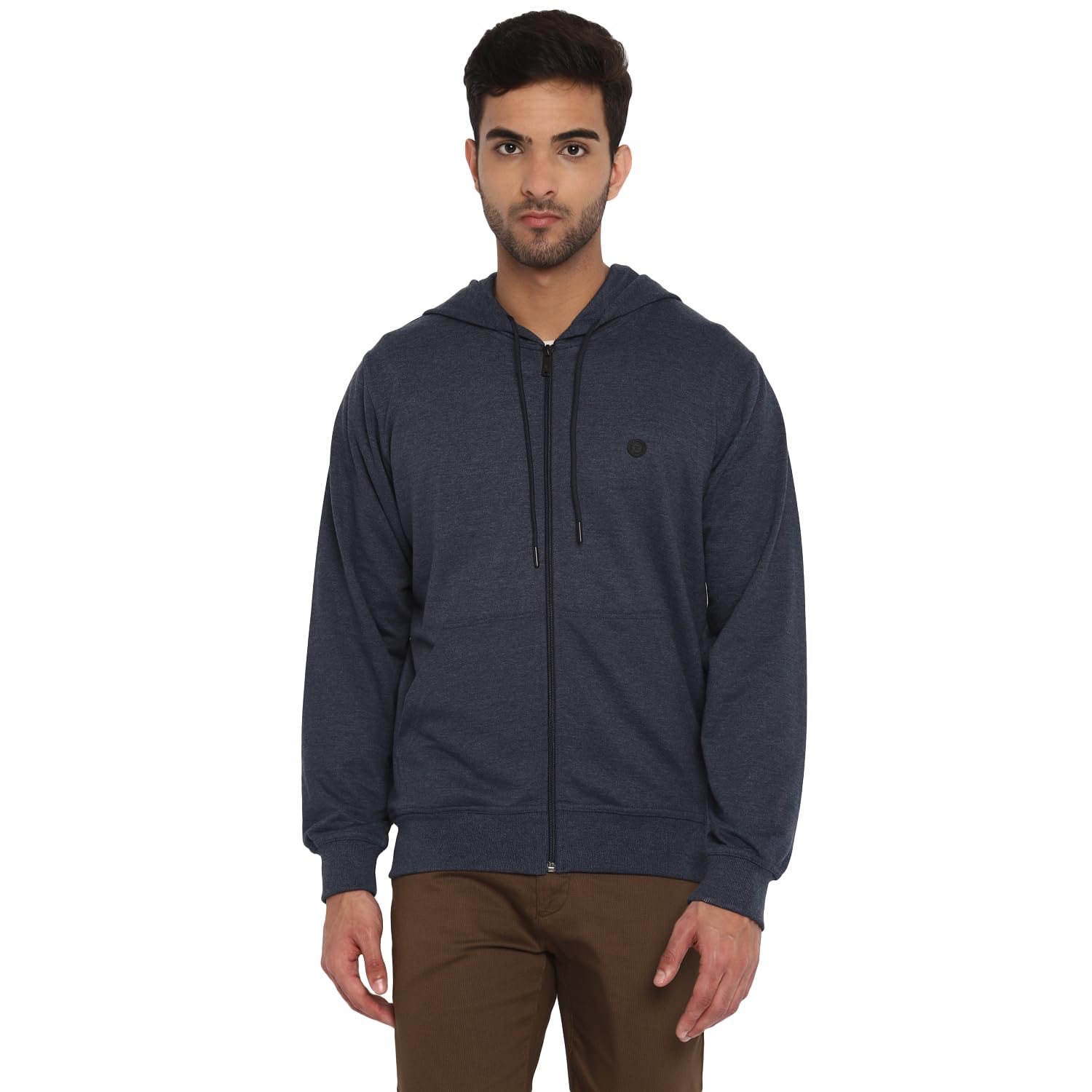 turtle Men Poly Cotton (60_40) Navy Zipper Hooded Sweatshirt-picture-29