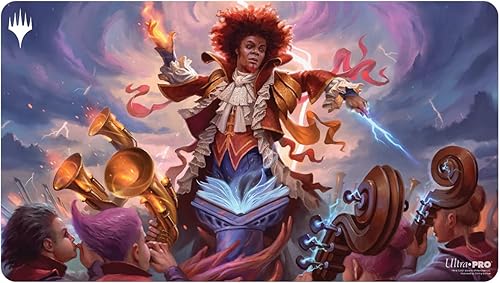 Zaffai, Thunder Conductor, Strixhaven Playmat con Prismari for Magic The Gathering