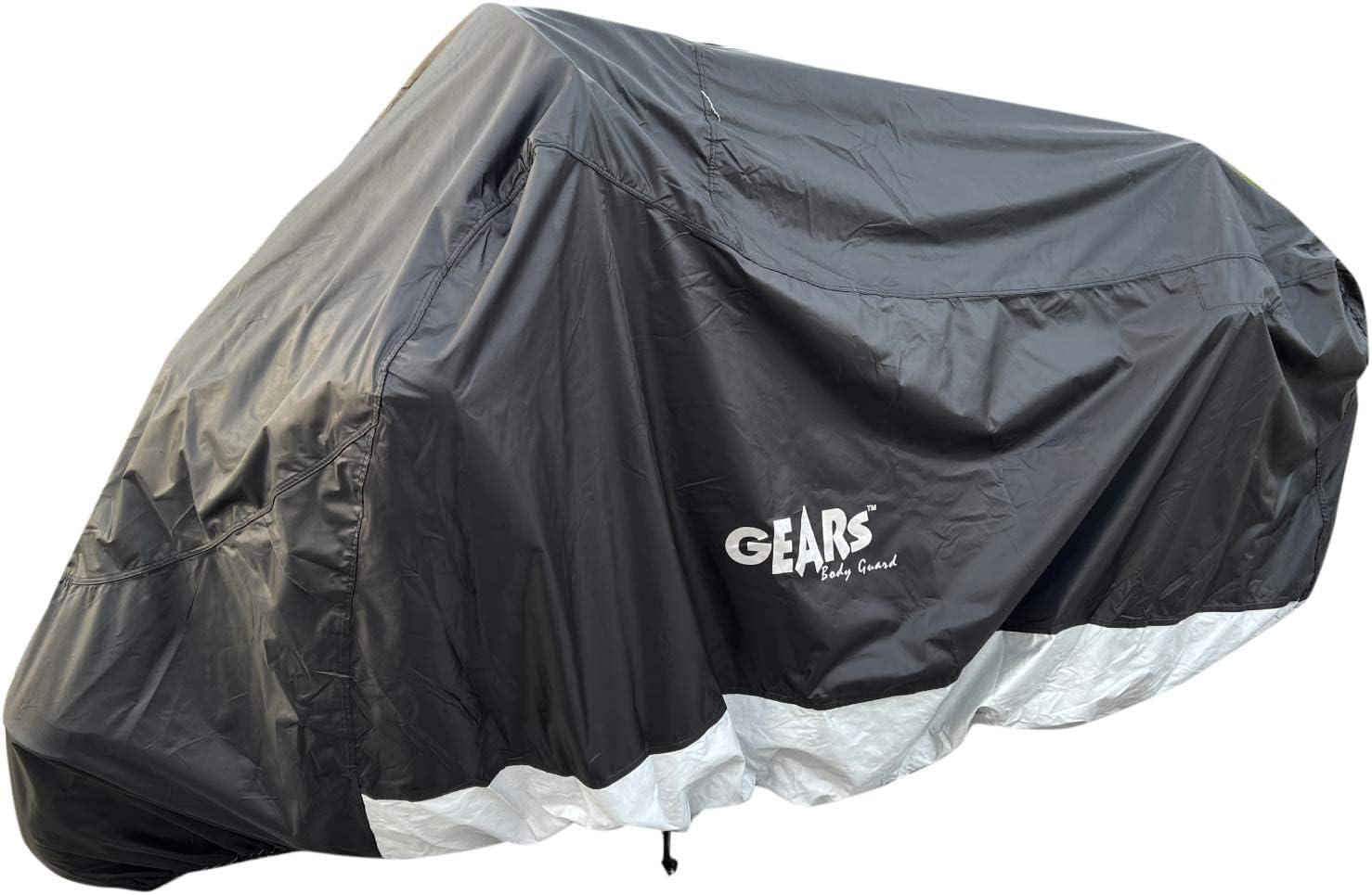 GEARS Touring Motorcycle Storage Cover for Big Bikes: Honda Gold Wing, Valkyrie, Triumph Tiger | Heavy-Duty, Water & UV Resistant with Aluminized Bottom