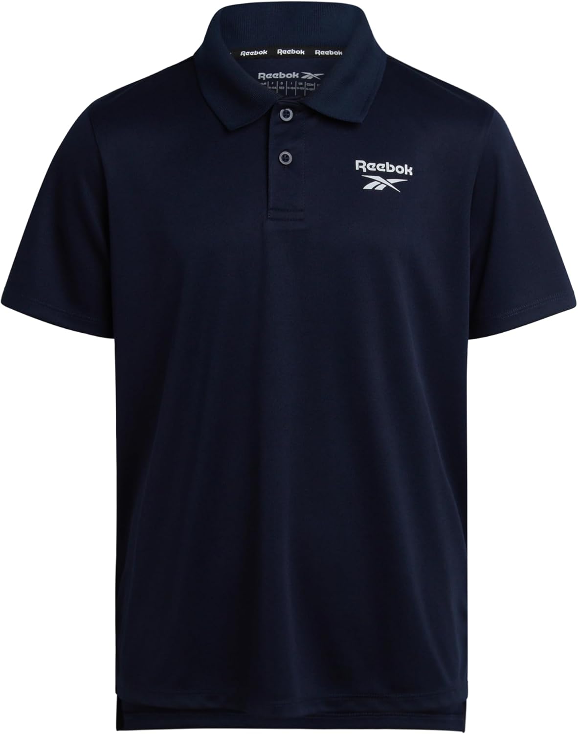 Reebok Boys Polo Shirt - Dry Fit Performance Short Sleeve Collared Golf Shirt - Moisture Wicking Boys Athletic Shirts