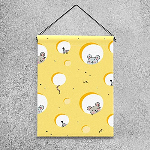Drapeau de bienvenue chat et souris déco de jardin double face - 4
