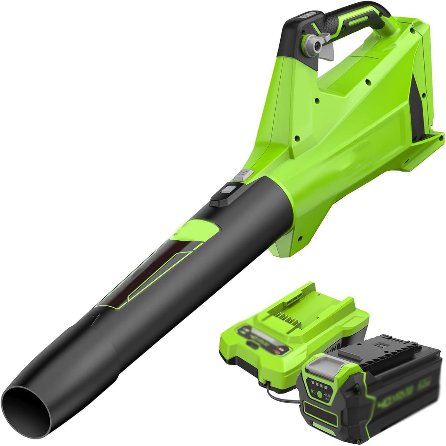 Eoweiot Cordless Leaf Blower, 40V Electric Leaf Blower,Upgraded Turbo Technology, Battery Powered Garden Blower for Dust, Snow Debris