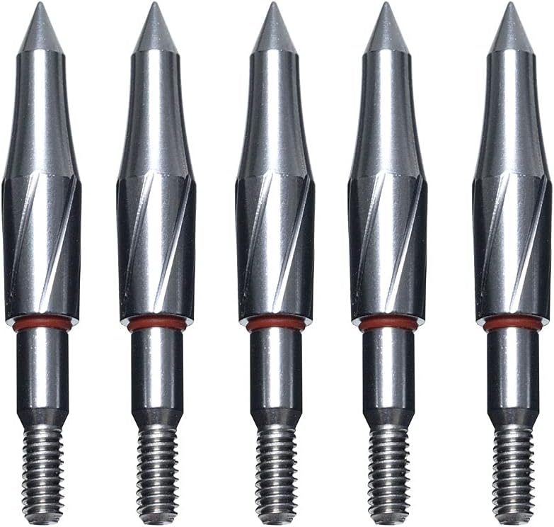 Archery Field Points,Various OD,100/125/150/200 Grains,Easy Pull Various, Stainless Steel Screw in Archery Field Tips(1 Dozen 12 PCS) : Sports & Outdoors