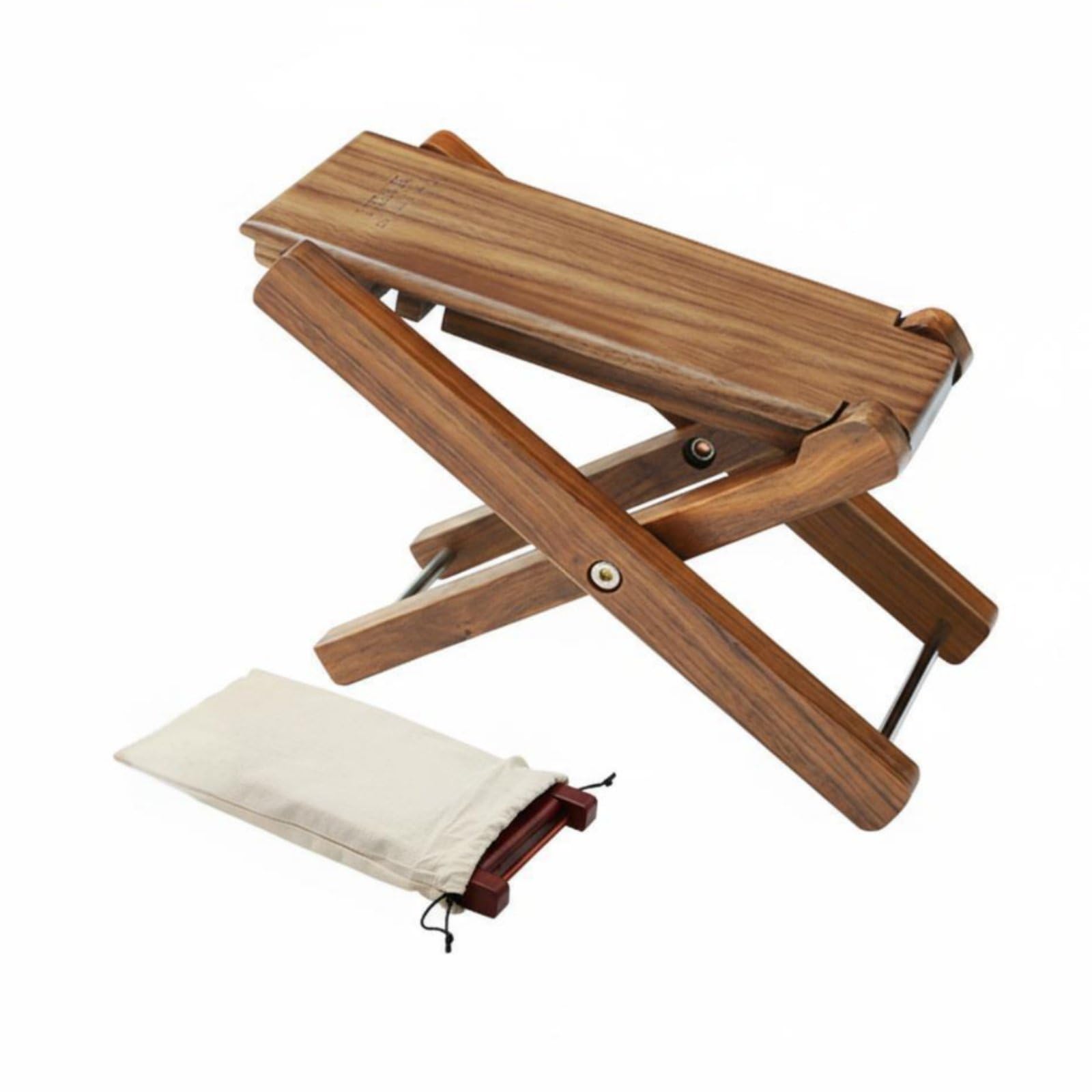 Solid Wood Classical Guitar Foot Stand Wide Panel Wooden Footstool Anti-Slip-image-39