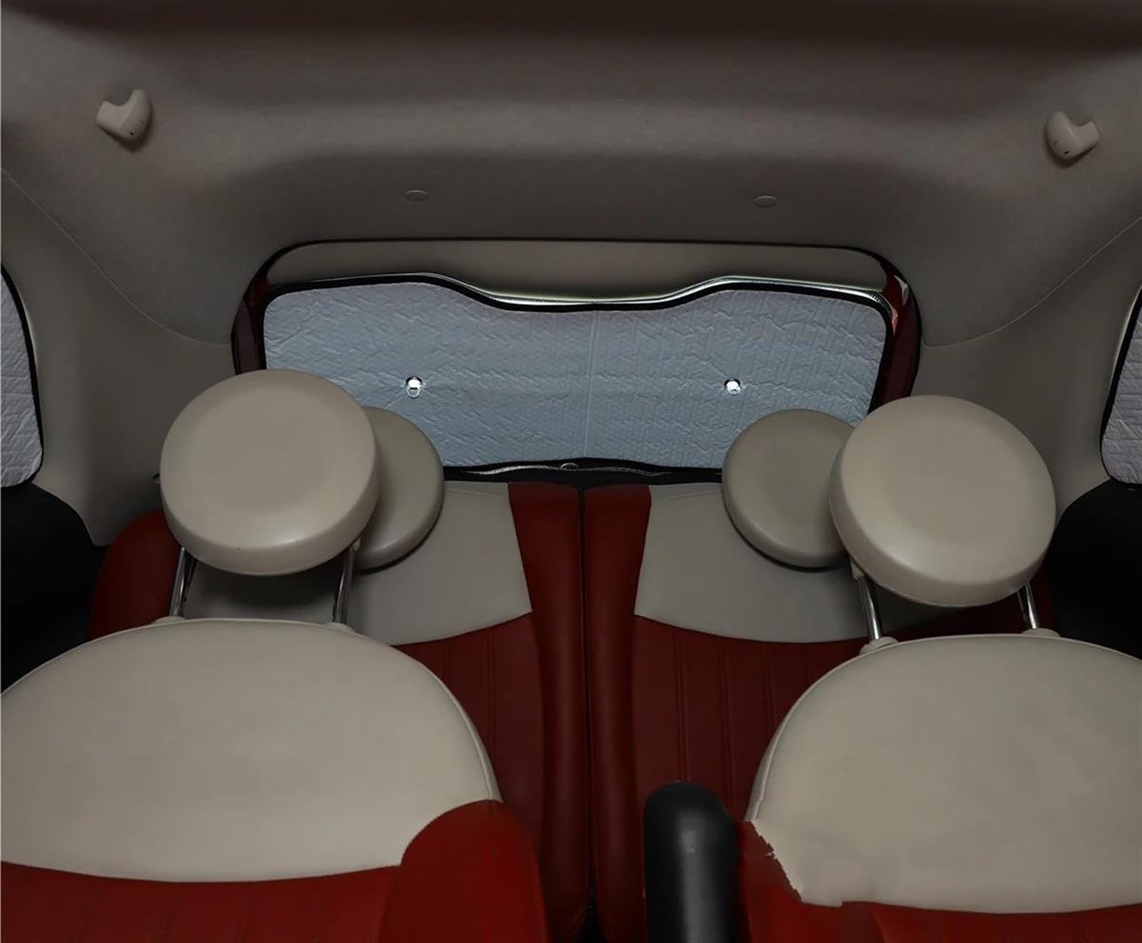 Cortinillas Coche Parasol Ventana Completa Coche Cubierta Protección UV Parasoles Cortina para Fiat 500 2010-2012 2013 2014 2015 2016 2017 2018 2019 2020 2021 2022 Parasol Ventana Coche(6pcs)