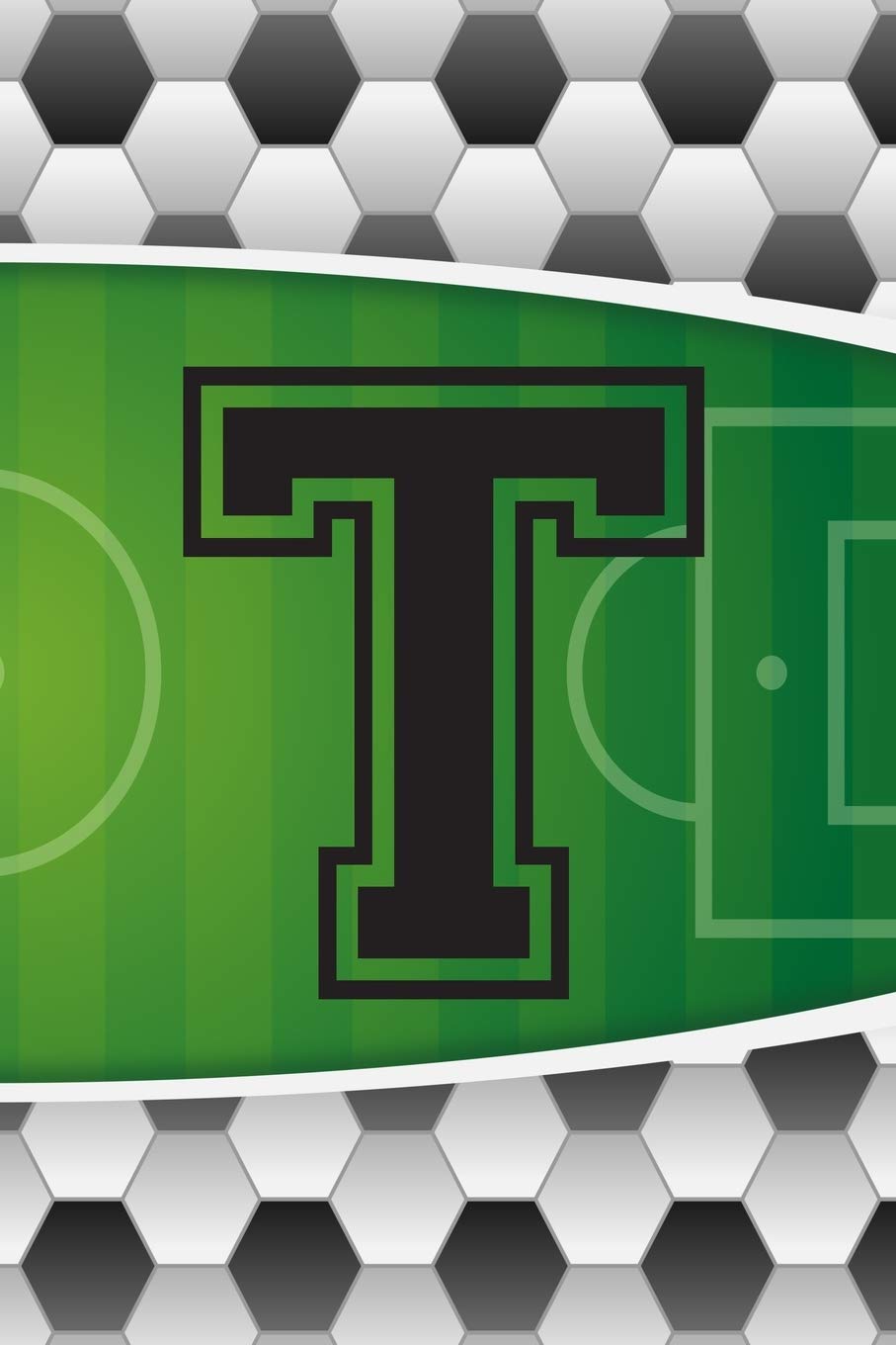 D Journal: A Monogrammed D Initial Capital Letter Soccer Sports Notebook For Writing And Notes