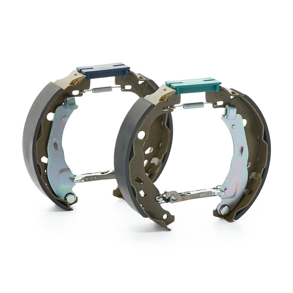 RIDEX 3859B0221 Bremsenset Trommelbremse Bremsbacken Satz Hinten Kompatibel mit RENAULT CLIO II BB0/1/2, CB0/1/2 Clio IV Schrägheck BH, DACIA SANDERO II, NISSAN MICRA IV K13