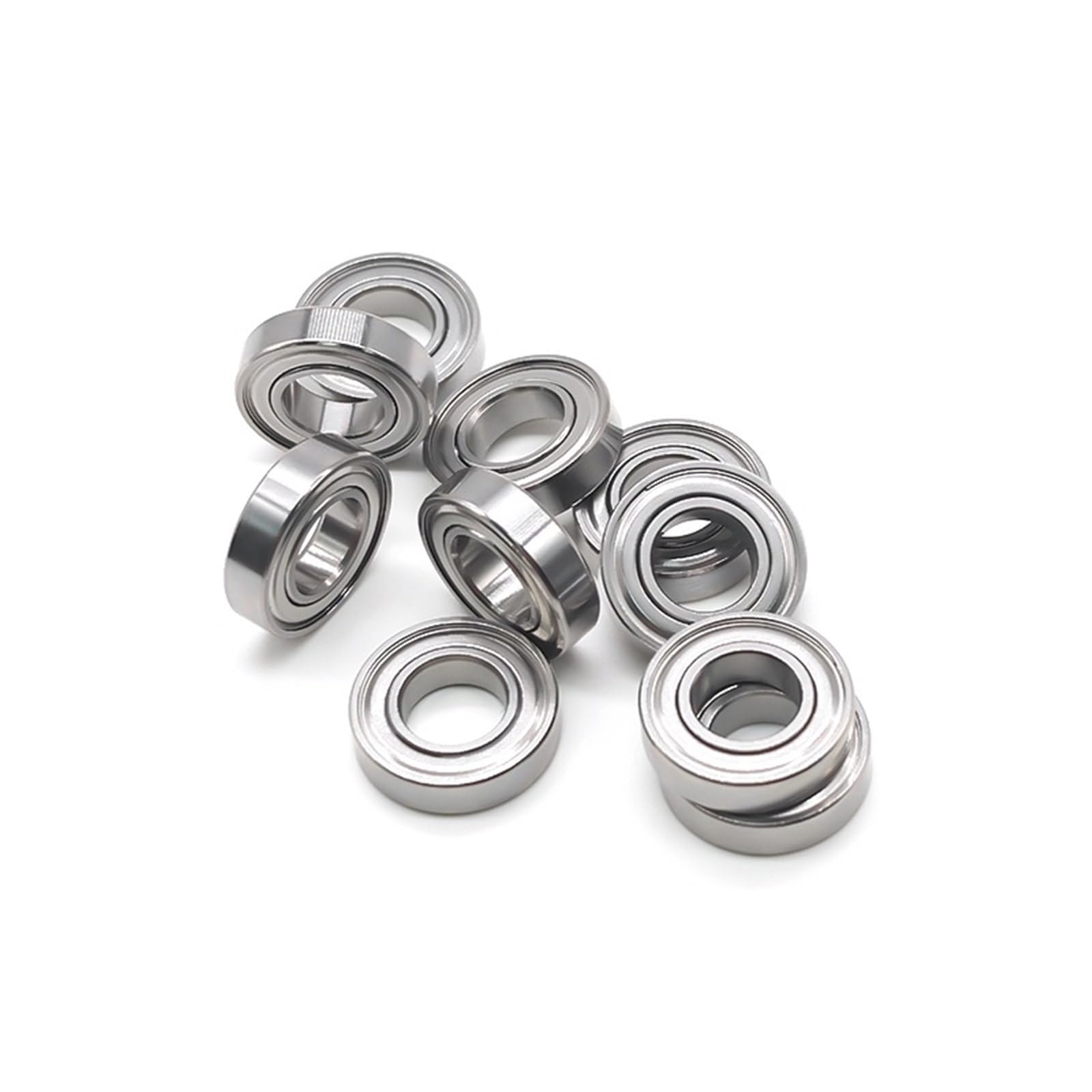 Rodamientos de bolas de acero inoxidable S688ZZ de 8 x 16 x 5 mm, blindados, AISI440C, 10 unidades