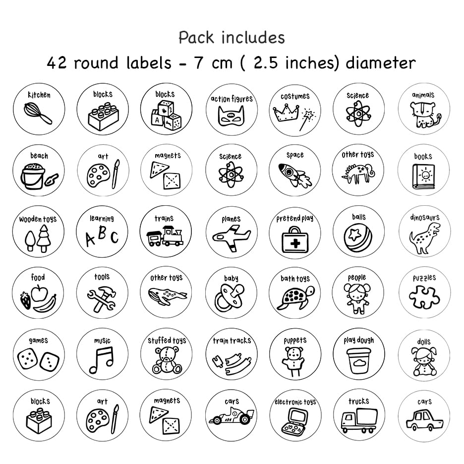 The Boho Design Stamping Stickers, Set of 42, Toy Labels (Multicolor)