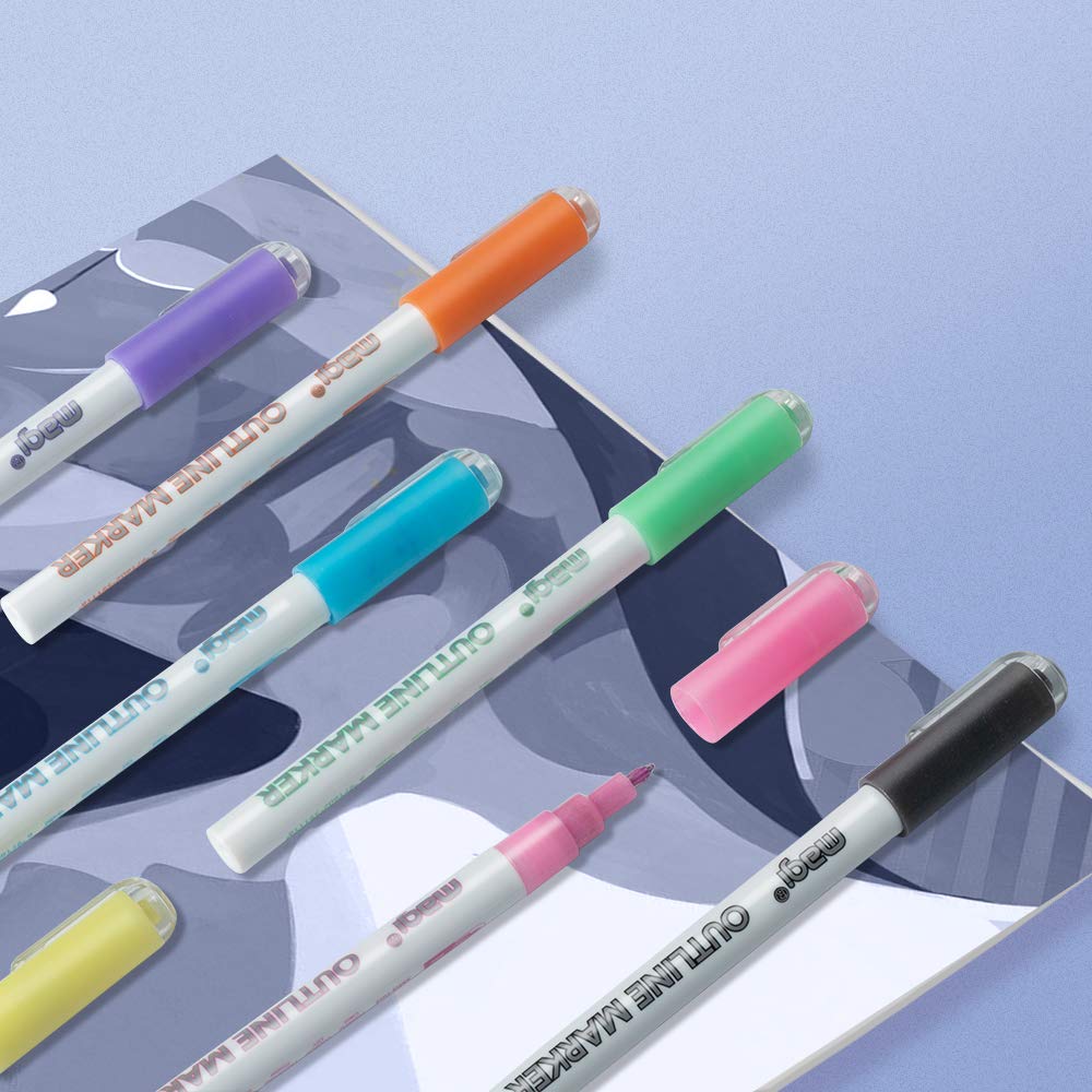 Ink Fearterr Outline Markers Super Squiggles Double Outline