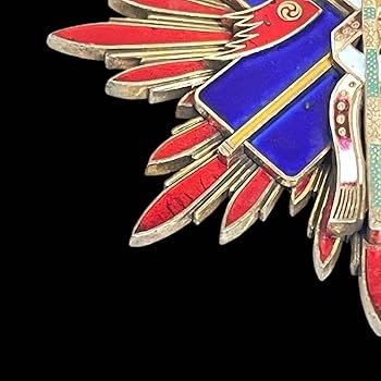 超希少 功三級金鵄勲章 勲章 略綬 日本軍 陸軍 海軍 将校 武人勲章 明治天皇 Amazon.co.jp: 功三級金鵄勲章 勲章 略綬 日軍 陸軍 海軍 将校