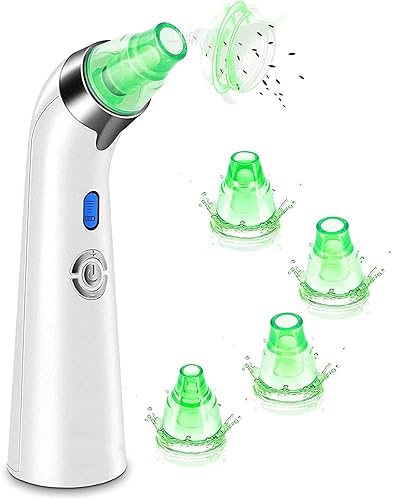 DULASP Limpiador de poros al vacío para eliminar puntos negros, limpiador de poros faciales, kit eléctrico de extracción de acné y comedona,
