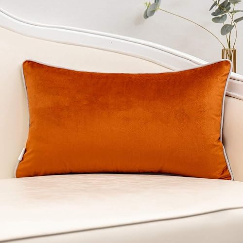 Miniatura 2 de Yangest - Funda de cojín de terciopelo con rayas doradas, moderna, de lujo, ideal para sofá, dormitorio, sala de estar y decoración del hogar.