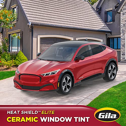 Gila® Heat Shield Elite™ 20% VLT Automotive Ceramic Window Tint DIY Advanced Heat Control Glare Control 2ft x 6.5ft (24in x 78in)