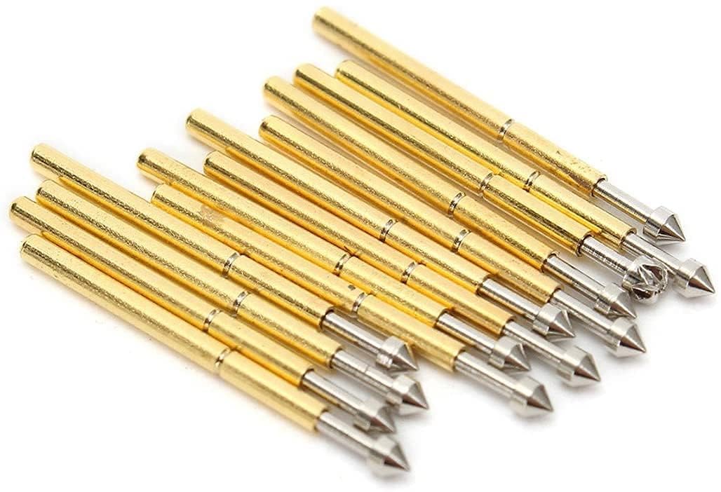 e-INFINITY 50 Pieces P75-E2 Spring Test Probe Pogo Pin 1.3mm Conical Head Gold Plated 1.0mm Thimble (16) (B093FL1V9N) Amazon Price History, Amazon Price Tracker