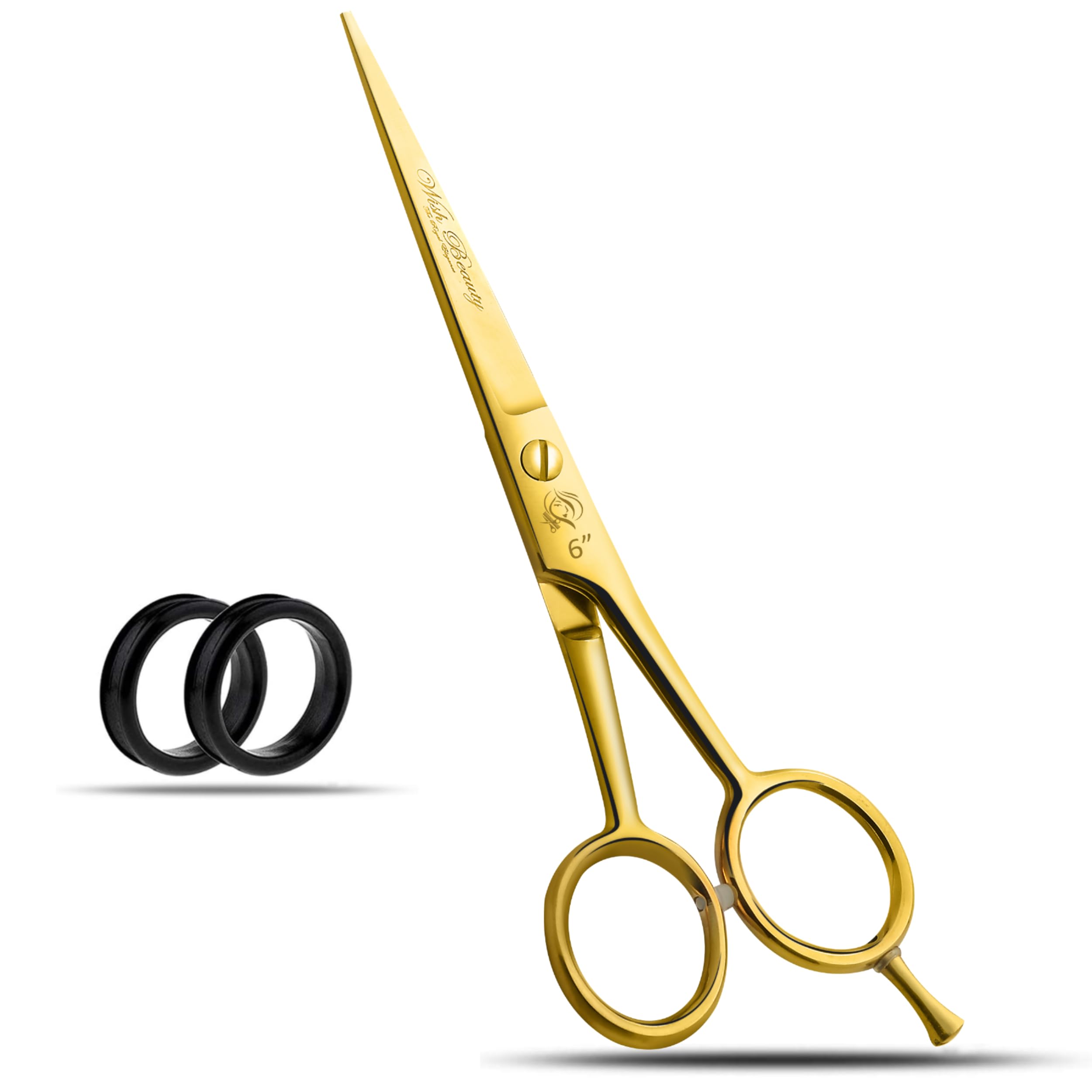 Wishbeauty Hairdressing Scissor Barber Salon Shear Stainless Steel Hair Cutting Scissors for Professional Hairdressers