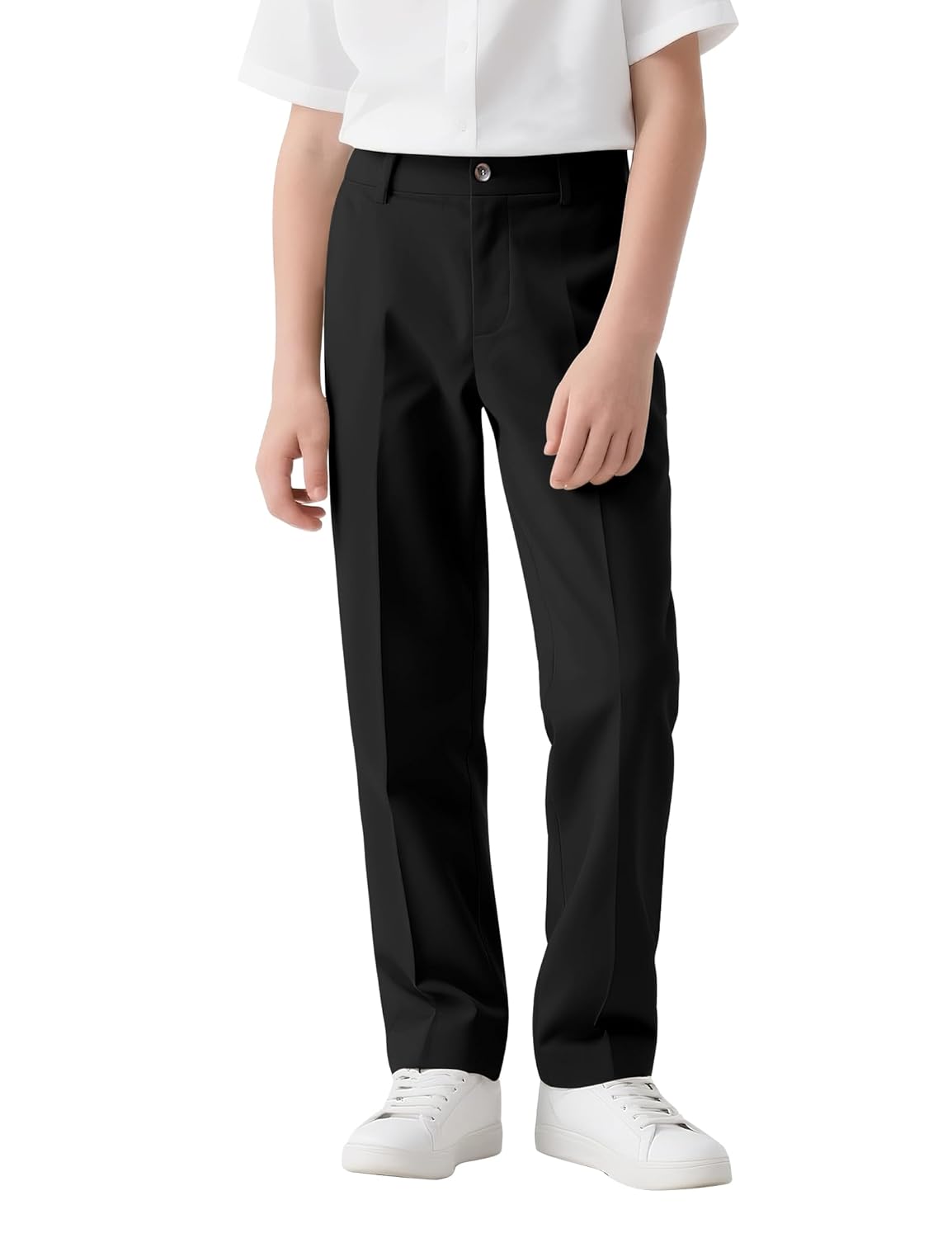 NUMYEAN Calça social masculina uniforme escolar de golfe para meninos cintura ajustável sarja calça chino tamanho 7-14 anos em promoção! Veja a oferta e mais achadinhos de Meninos 7 Hoje é o melhor dia para comprar NUMYEAN Calça social masculina uniforme escolar de golfe para meninos cintura ajustável sarja calça chino tamanho 7-14 anos com aquele preço maroto! Promoção! Aproveite a oferta! 7