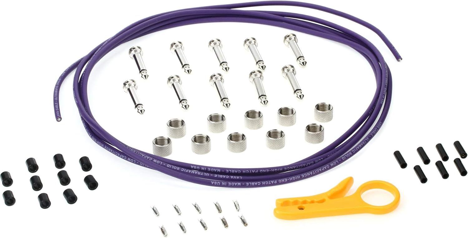 Lava Cable Mini Ultramafic Soldered Pedalboard Cable Kit