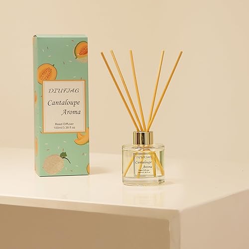 Miniatura 4 de Difusor de aroma de 3.4 fl oz con 6 varillas de fibra, juego de difusor de varillas de 3.5 onzas, difusor de fragancias de aromaterapia,