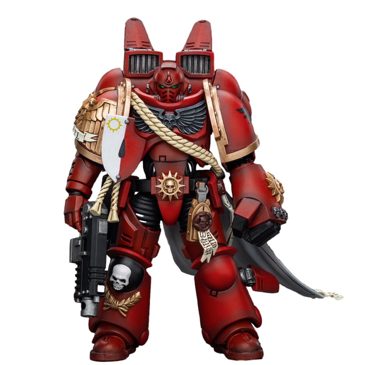 Action Figure Warhammer 40,000 Blood Angels Captain - JOYTOY 1/18 Collezionabile
