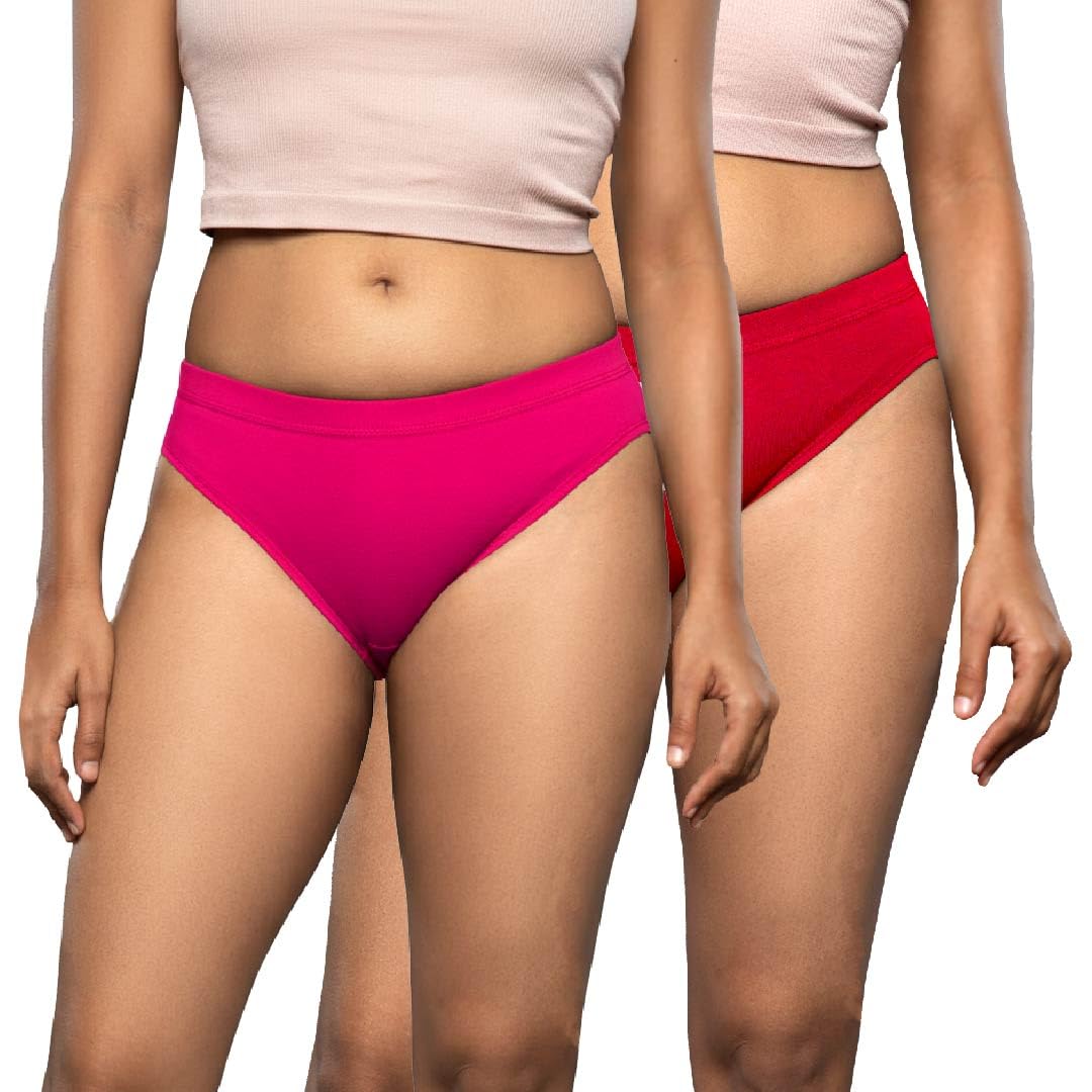 Women's High Coverage Cotton Hipster Panties-image-12