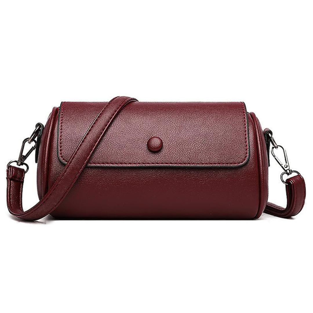 INKMILAN Solid Retro Boston Crossbody Handbags for Women | Perfect for Travel, Shopping, Getaway, Dinner, Brunch and all Occasions