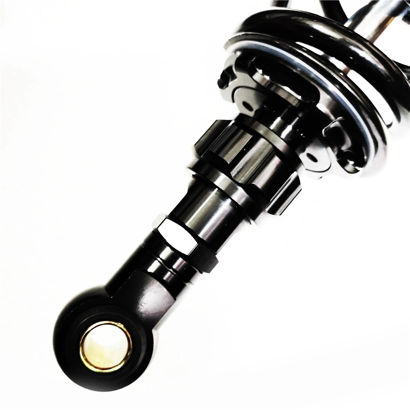 Jedna Para Sprężynowych Amortyzatorów Motocyklowych Do Regulacji Tylnego Zawieszenia Pasuje Yamahy Hondy Suzuki Air Suspension(350mm black)