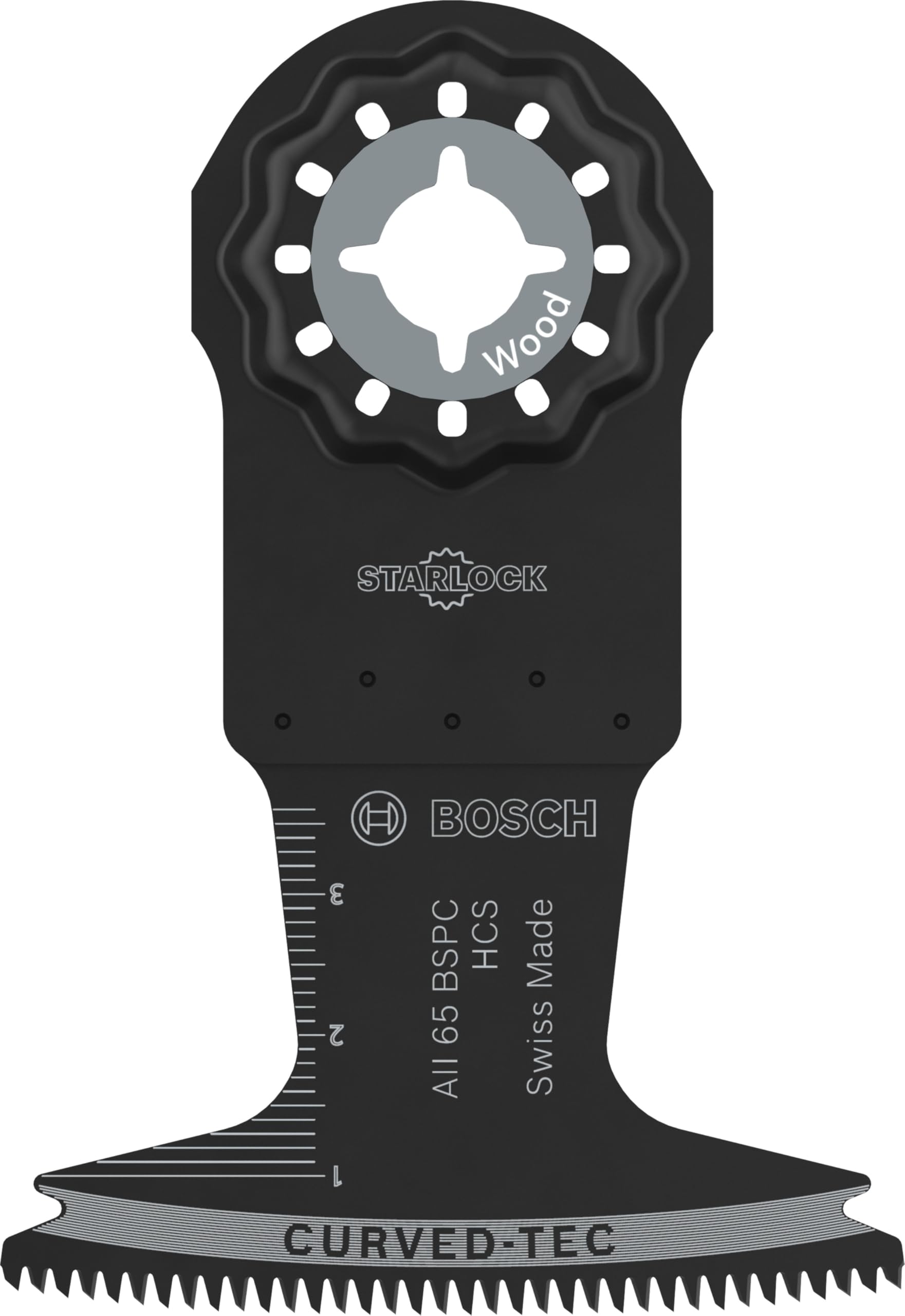 Bosch 10x AII 65 BSPC Plunge Cut Blade (for Hardwood, Softwood, Width mm, Professional Accessory Multitool)