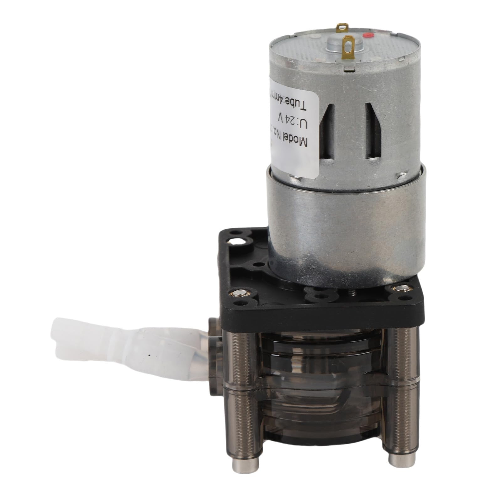 Generic Pompe Péristaltique à Moteur Cc 300 Ml/min, Pompe Doseuse de Liquide, Conception Stable pour Applications Industrielles D'aquarium, Tube en Silicone (24V)
