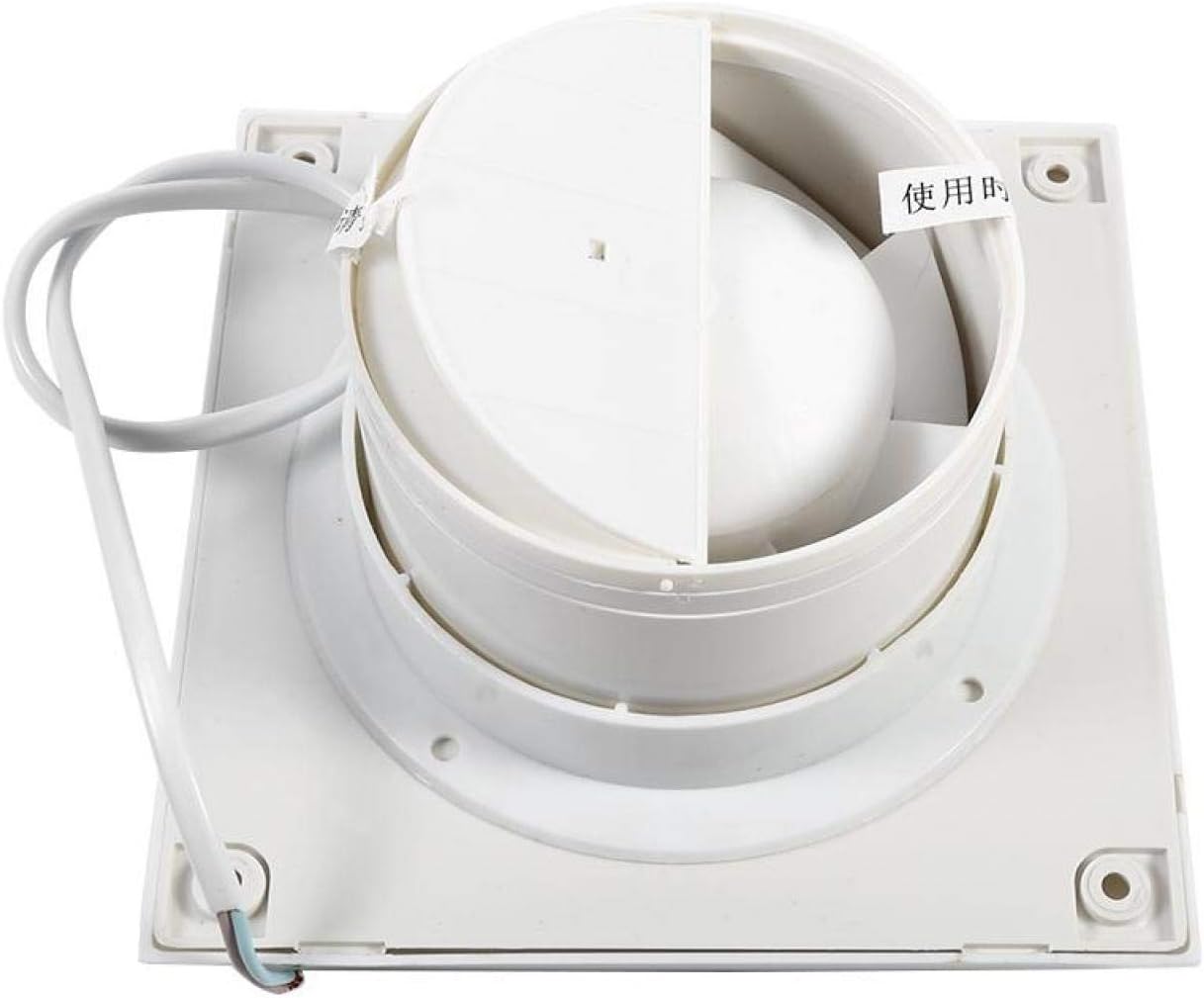 EVTSCAN 4" Ventilation Exhaust Fan,ABS Plastic Wall Ceiling Mount for Bathroom Kitchen Toilet,High Airflow 80m³/h,Low Noise 36dB,Energy Efficient 12W