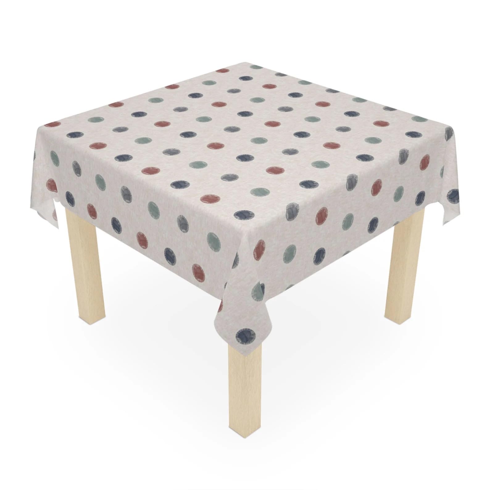 Akakus 4Y8-06 Table Cloth Wipeable Tablecloth Pvc Plastic Wipe Clean Waterproof Square Table Cover Protector For Kitchen Picnic Outdoor Indoor (, 137X137.cm (54"X54" Inch))