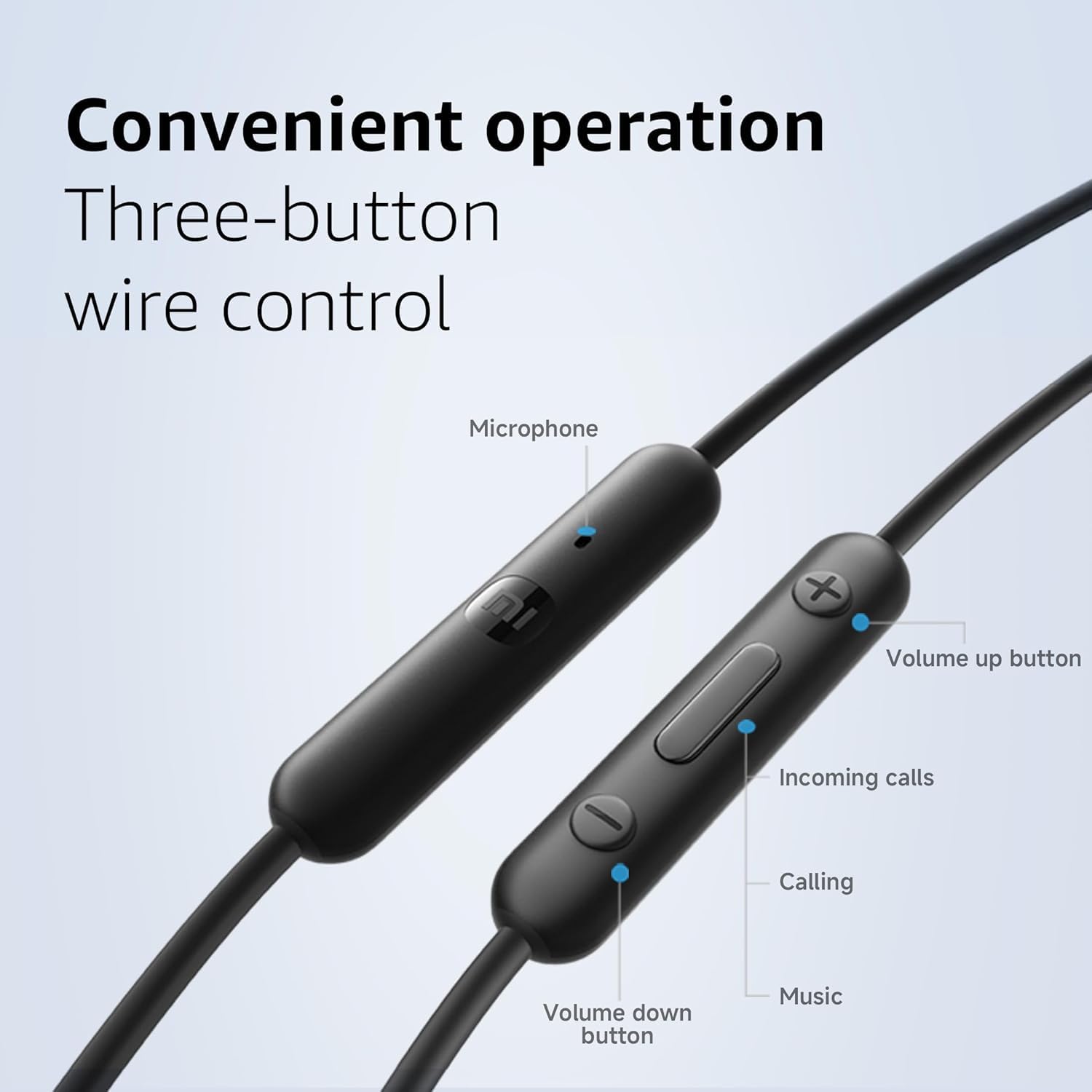 Type-C in-Ear for XIAOMI Earphones with 12.4mm Drivers, HD Microphone, and IP54 Dust & Water Resistance,(Black) — Amazon image 3