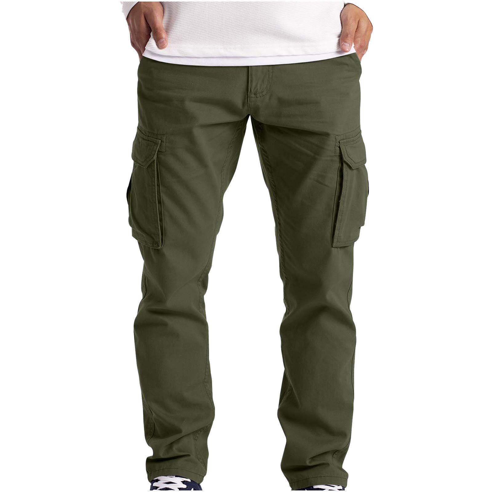 Men's Tactical Pants Outdoor Cargo Pants Work Hiking Pants Relaxed Straight Leg Cargo Pant Chino Pant Cargo Trousers