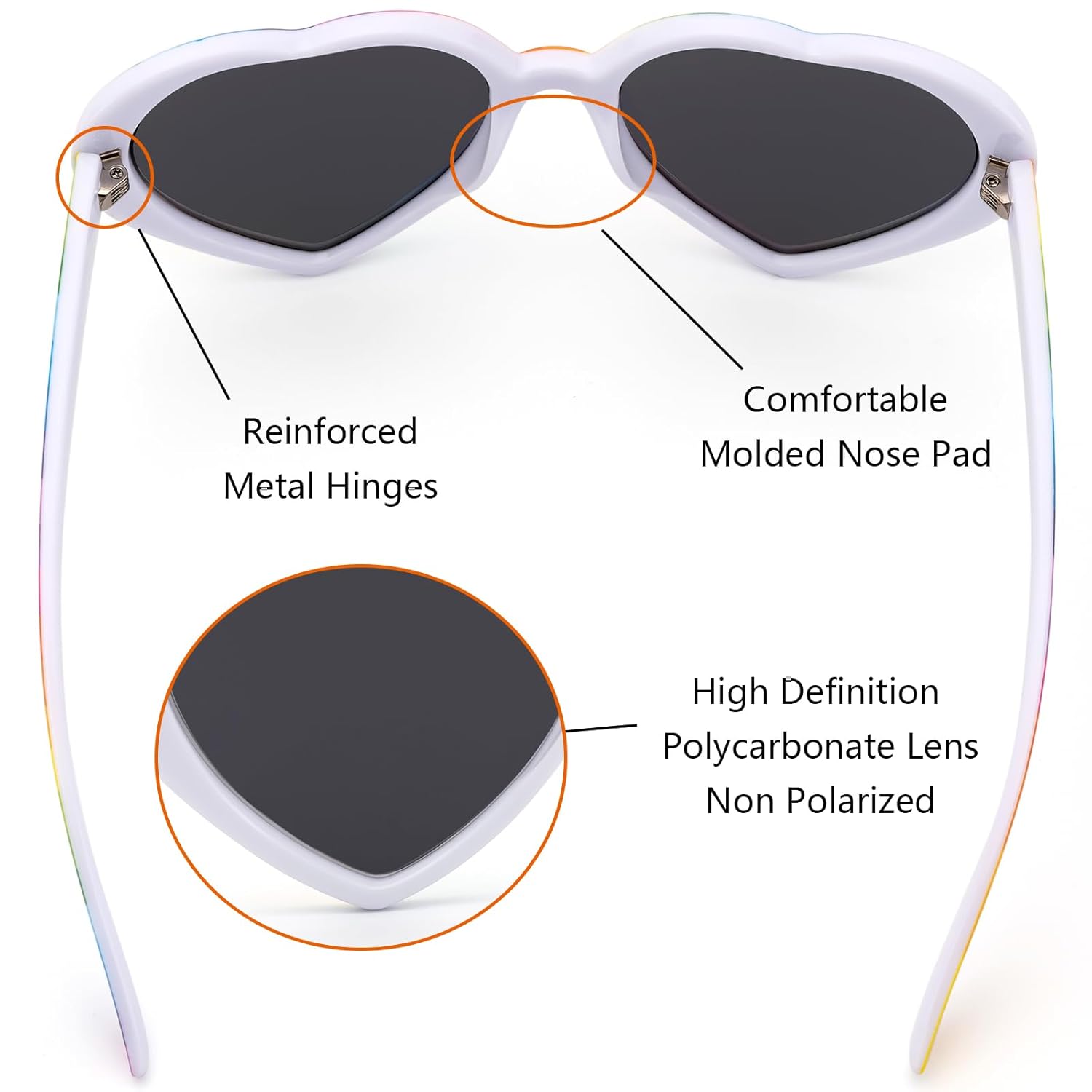 IOHLNG Óculos de sol de coração para mulheres e homens, grandes, modernos, em forma de amor, retrô, adorável, moderno, lindos óculos de sol em promoção! Veja a oferta e mais achadinhos de Cuidados com a visão 8 Hoje é o melhor dia para comprar IOHLNG Óculos de sol de coração para mulheres e homens, grandes, modernos, em forma de amor, retrô, adorável, moderno, lindos óculos de sol com aquele preço maroto! Promoção! Aproveite a oferta! 8