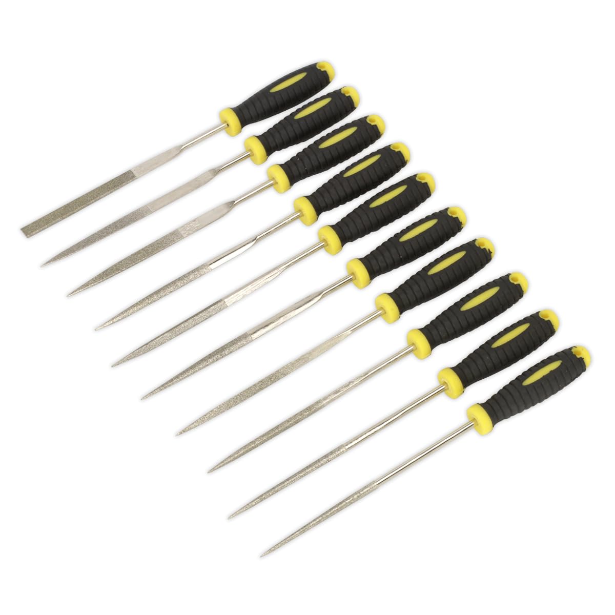 Sealey Diamond Needle File Set 10pc 100mm - S0896