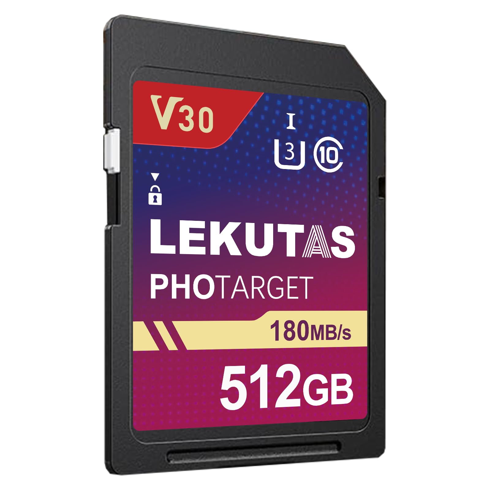Carte mémoire UHS-I 512 Go – Vitesse de lecture jusqu'à 200 Mo/s