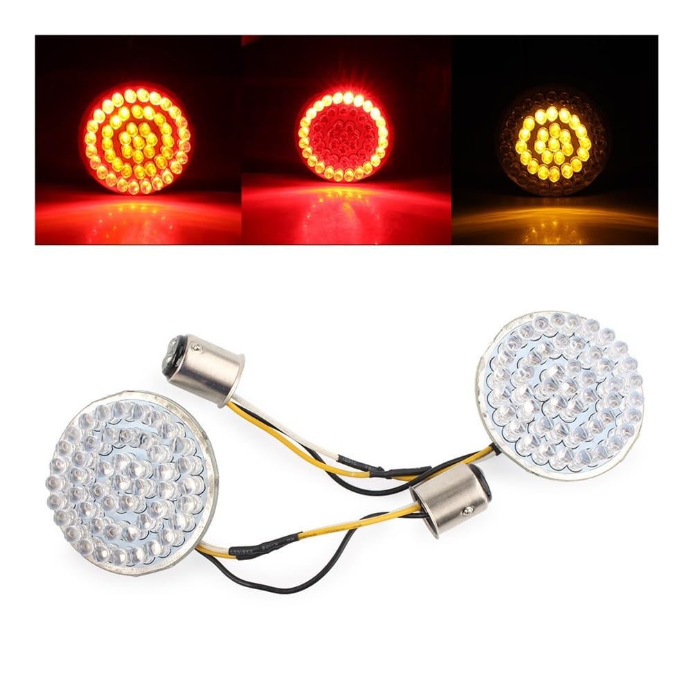 Motocletta Scooter Indicatore di Direzione Luce Per Ha&rley Davidson Motorcycle LED Red Amber Stop Brake Lamp Indicatori Di Direzione Inserti Luci