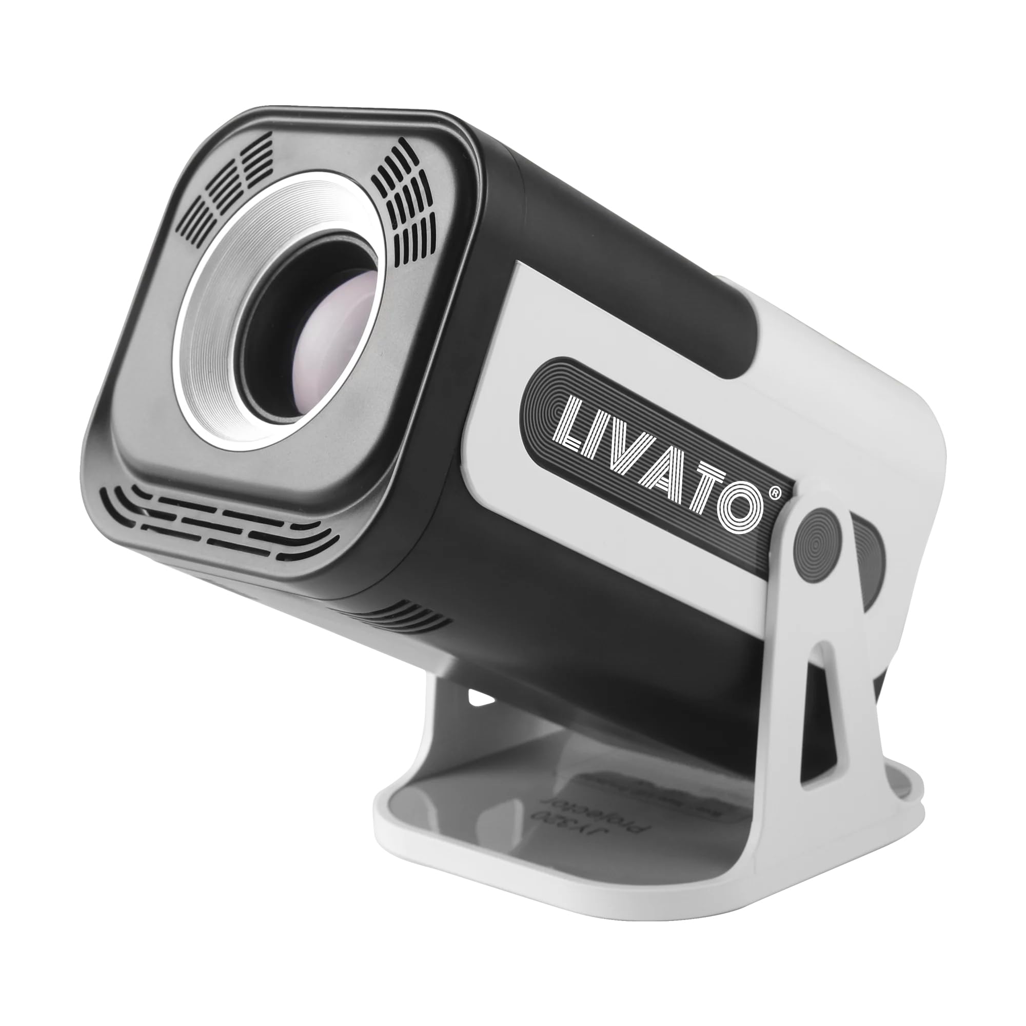 Livato HY320 Mini 4K Support Native 720P | Android 13 | WiFi & Bluetooth | Auto Keystone (5000 lm/1 Speaker/Wireless/Remote Controller) Portable Projector (White)-image-17