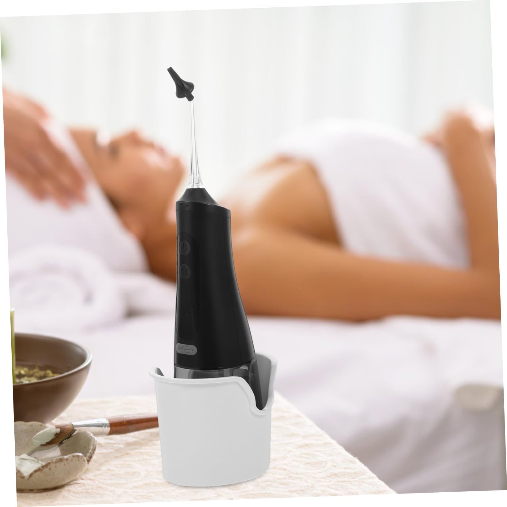 FRCOLOR Limpiador De Oídos Eléctrico Kit Para Eliminar Cera Irrigador De Oídos Para Adultos