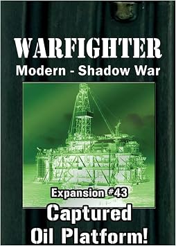 Dan Verssen Games Warfighter Shadow War Expansion #43 Captured Oil Platform! for DVG Shadow War Board Game