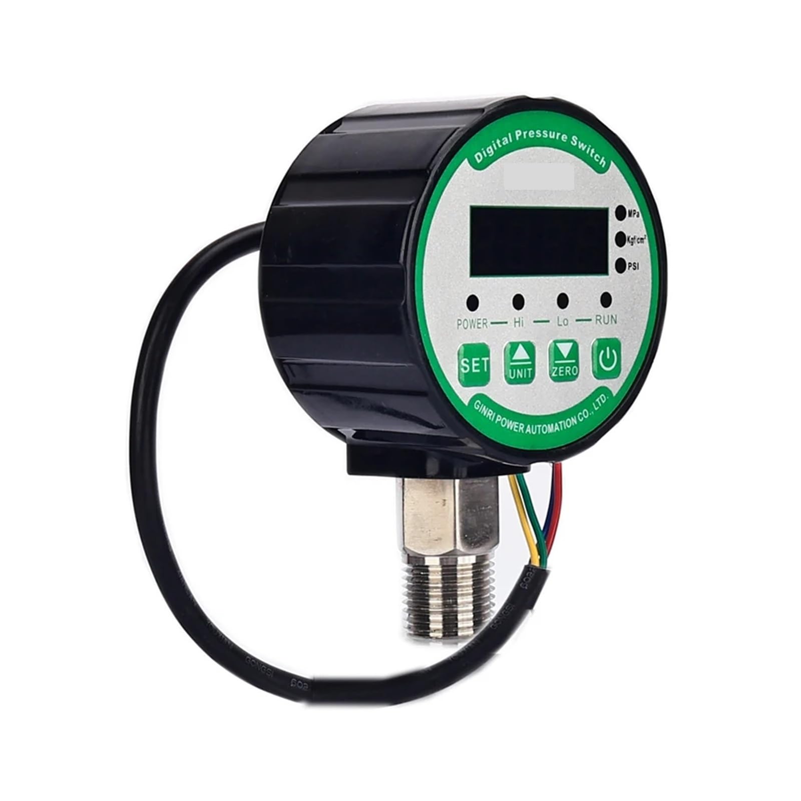 Manómetro, Interruptor de control presión DPR-S80 Pantalla digital bomba agua(0-0.5mpa,M20x1.5,24V)