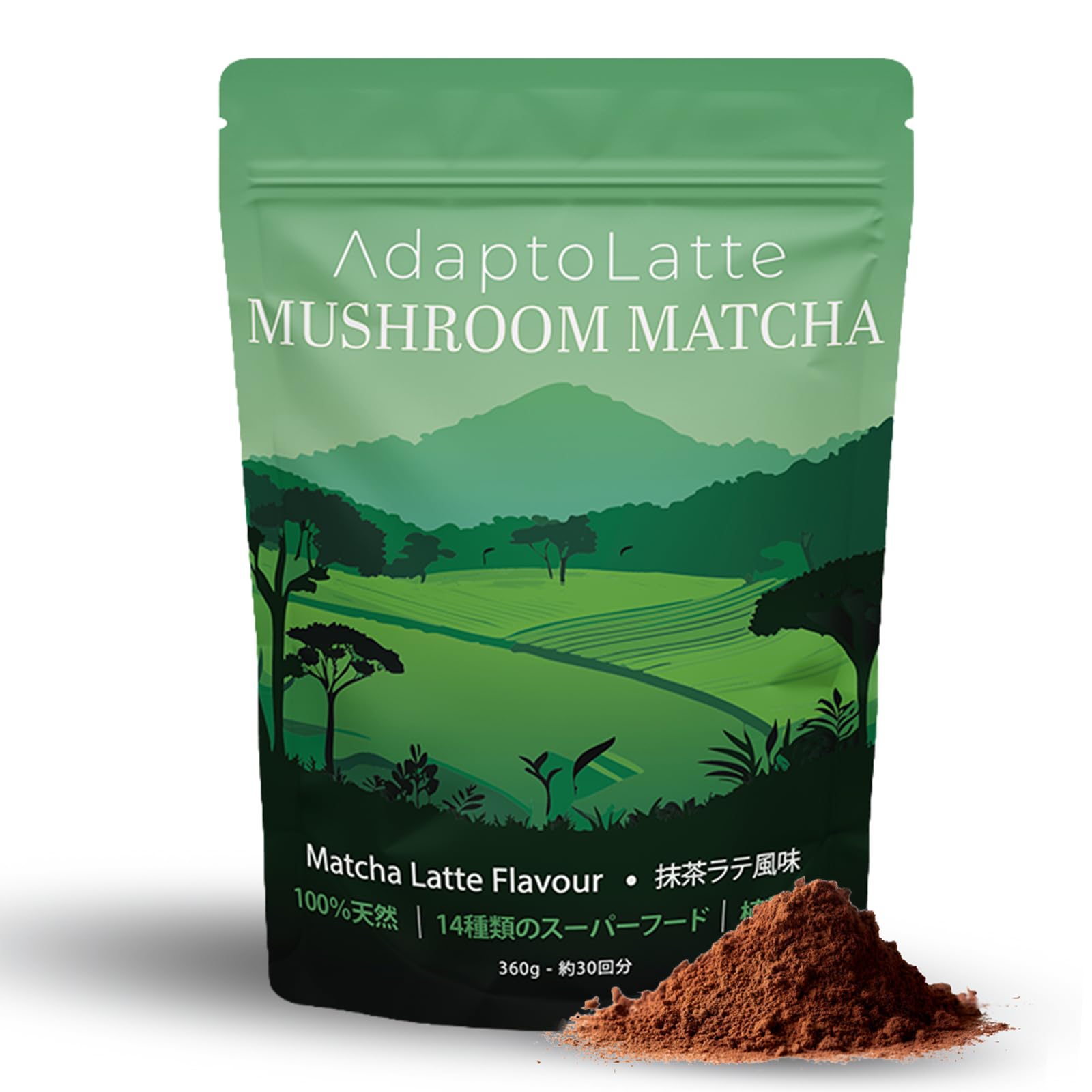 Amazon.co.jp: 【公式】AdaptoLatte アダプトラテ 抹茶 360g