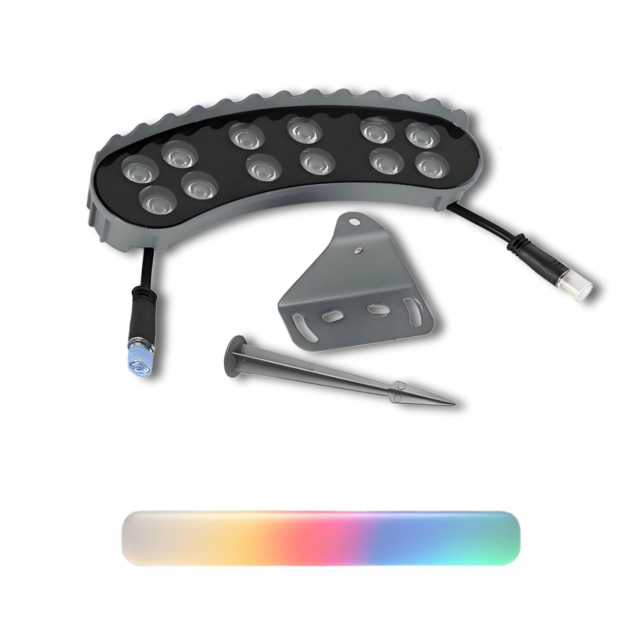 Low Voltage LED Yard Lighting, 12W 24V Waterproof Accent Lights for Landscape, 6 Warm White Ring Lights for Tree & Palm Outdoor Use