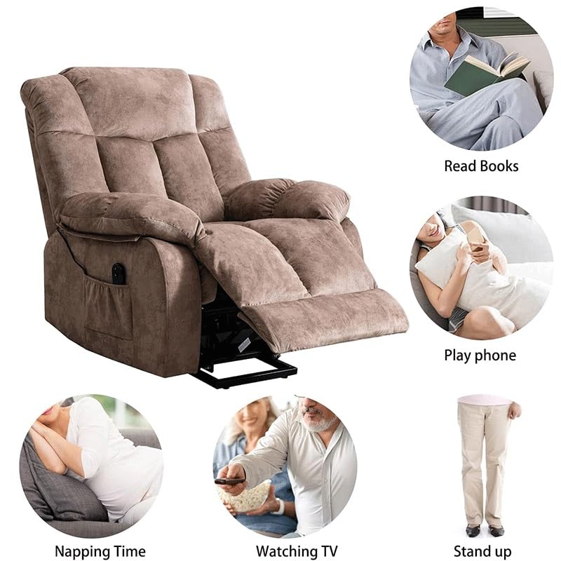 Sillón eléctrico reclinable tela One Color miniatura 3